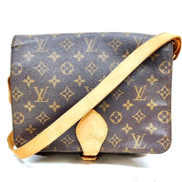 LOUIS VUITTON Cartouchiere GM Monogram Crossbody Shoulder Bag Authentic SL0941 - Picture 16 of 16